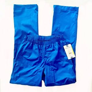 WHITE SWAN Brands Blue Size XS Pull-on Scrub Pants Loungewear NWT